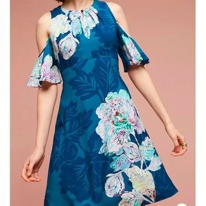 Maeve by Anthropologie Elia Open Shoulder Dress 4